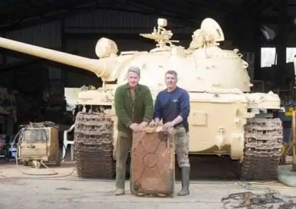 Man Finds £2M Worth Of Gold In Tank He Bought On Ebay (Photos)